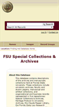 Mobile Screenshot of fsuarchon.fcla.edu